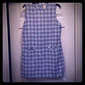 Gap blue plaid dress